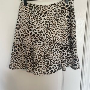 Cheetah Print Skirt